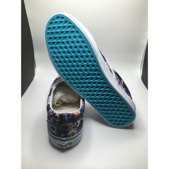 TAKASHI MURAKAMI X VANS 'BLUE SKULL' CLASSIC SLIP ON BNIB DS! - Picture 5 of 12